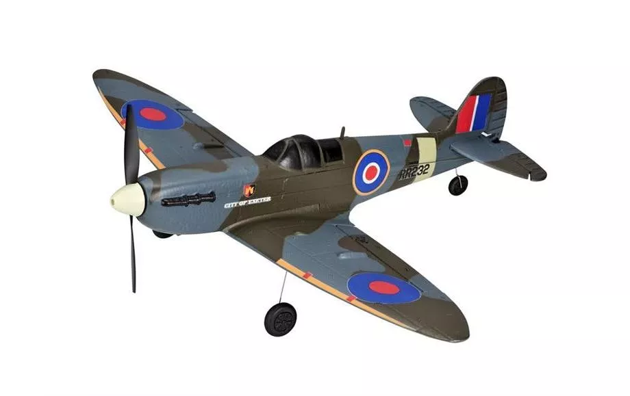 Warbird Mini Spitfire 450 mm, brun, RTF