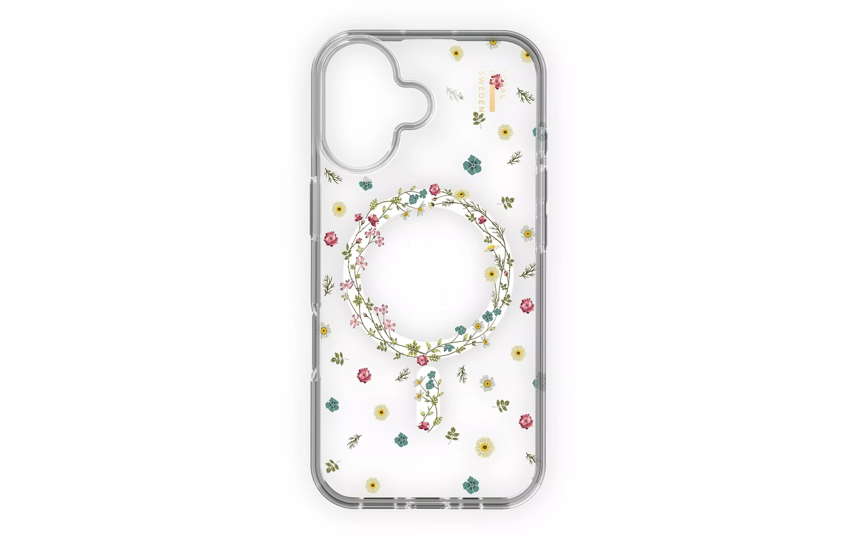 Coque arrière Clear Case iPhone 16 Petite Floral