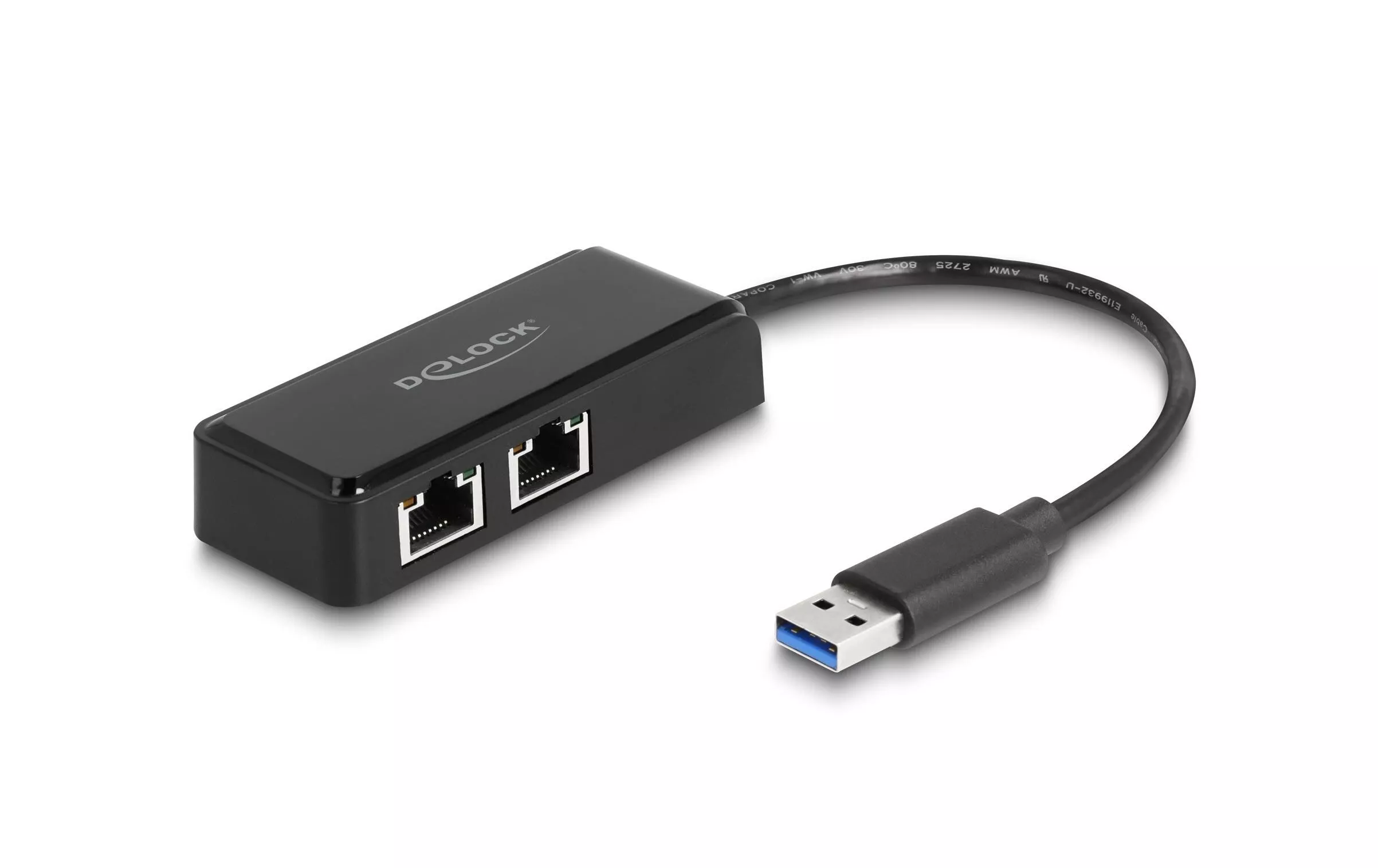 Adaptateurs réseau USB Typ-A / Ports RJ-45 x 2