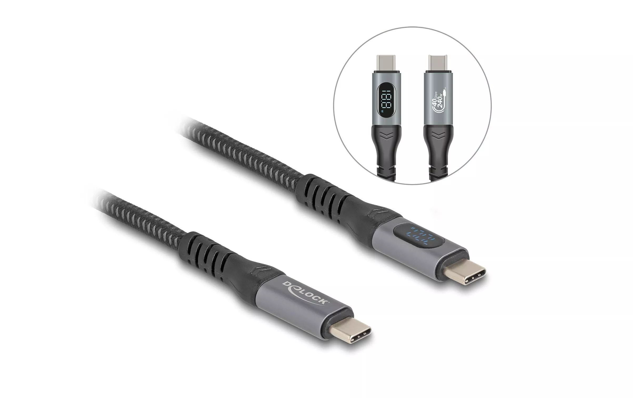 Câble USB 40 Gbps PD 240W USB C - USB C 1 m