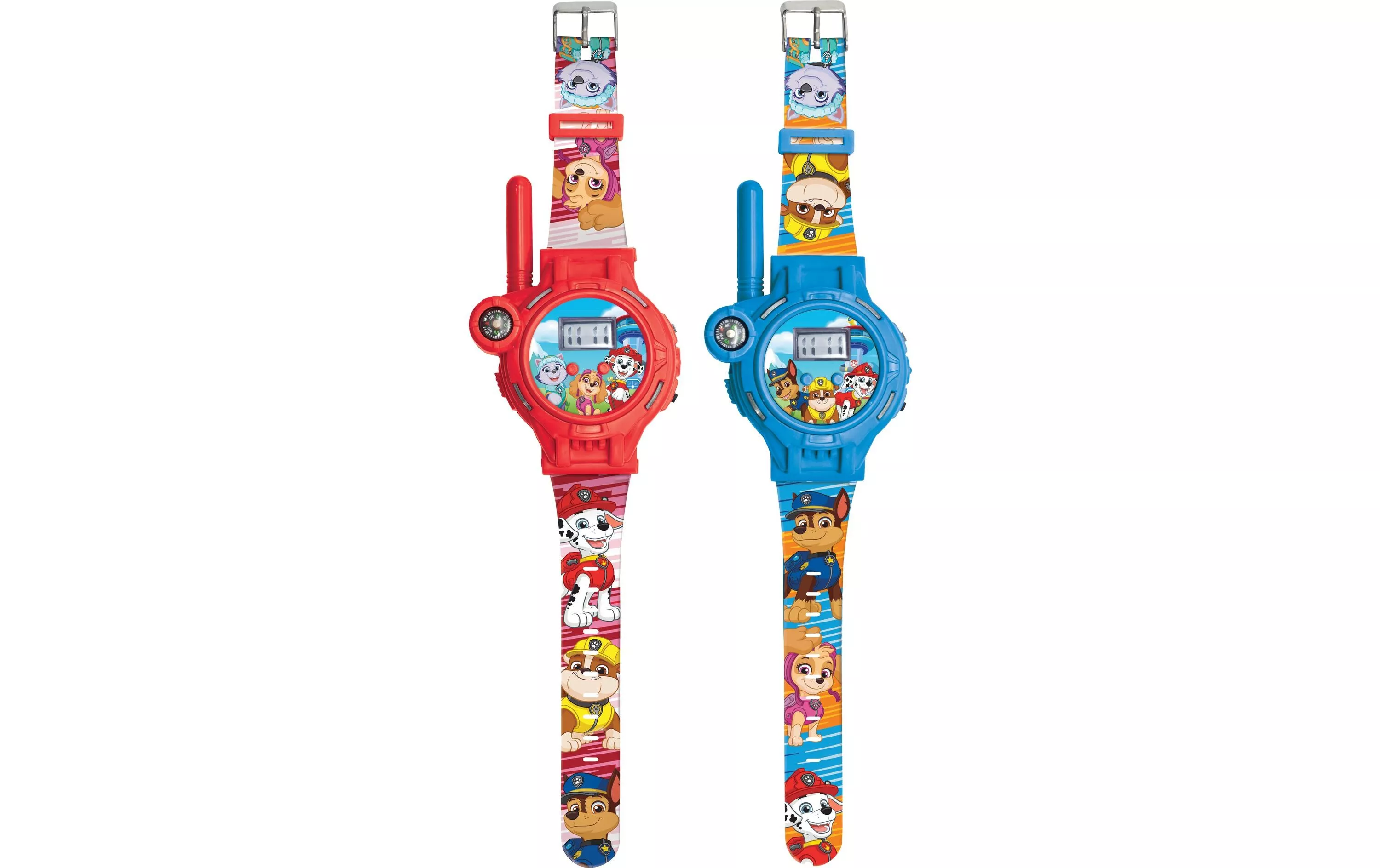 Montre numérique Paw Patrol avec talkie-walkie Bleu/Rouge