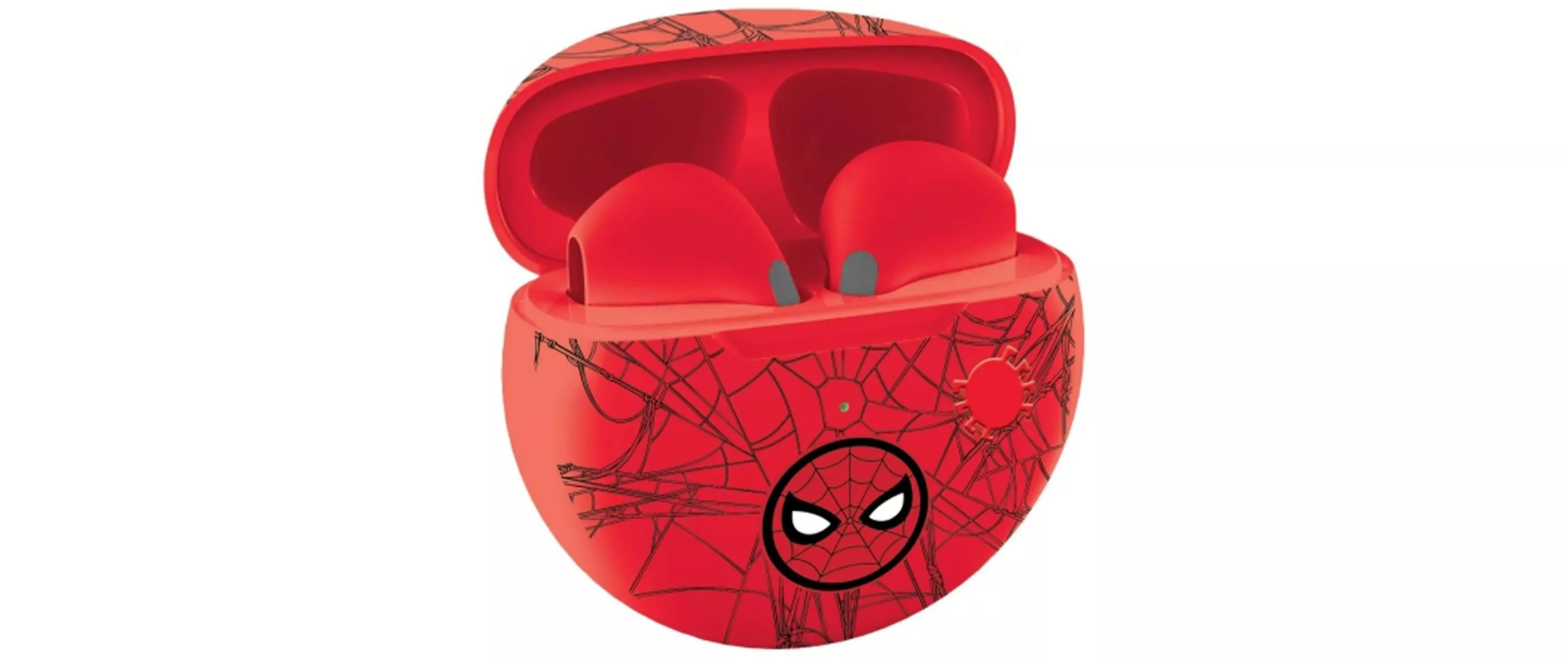 SpiderMan Cuffie Bluetooth senza fili rosse