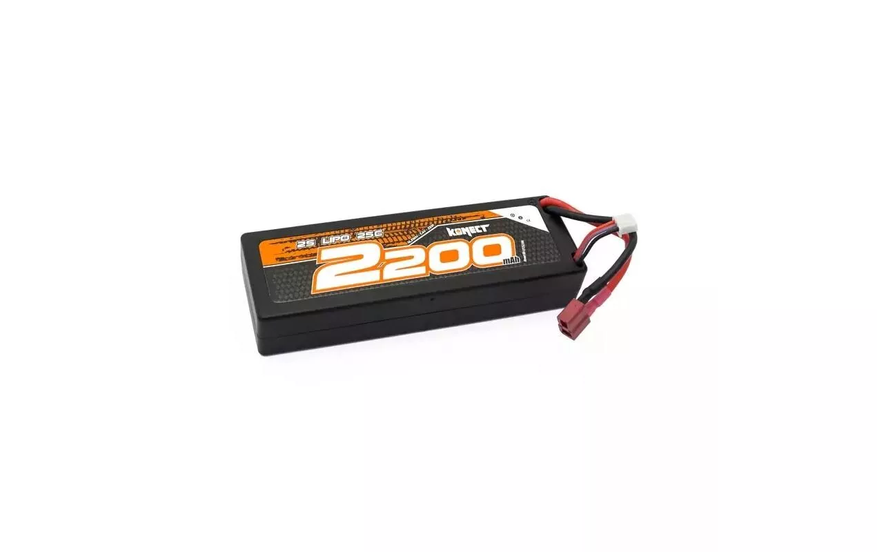 Batteria Konect RC LiPo 2200 mAh 7,4 V 25C Slim