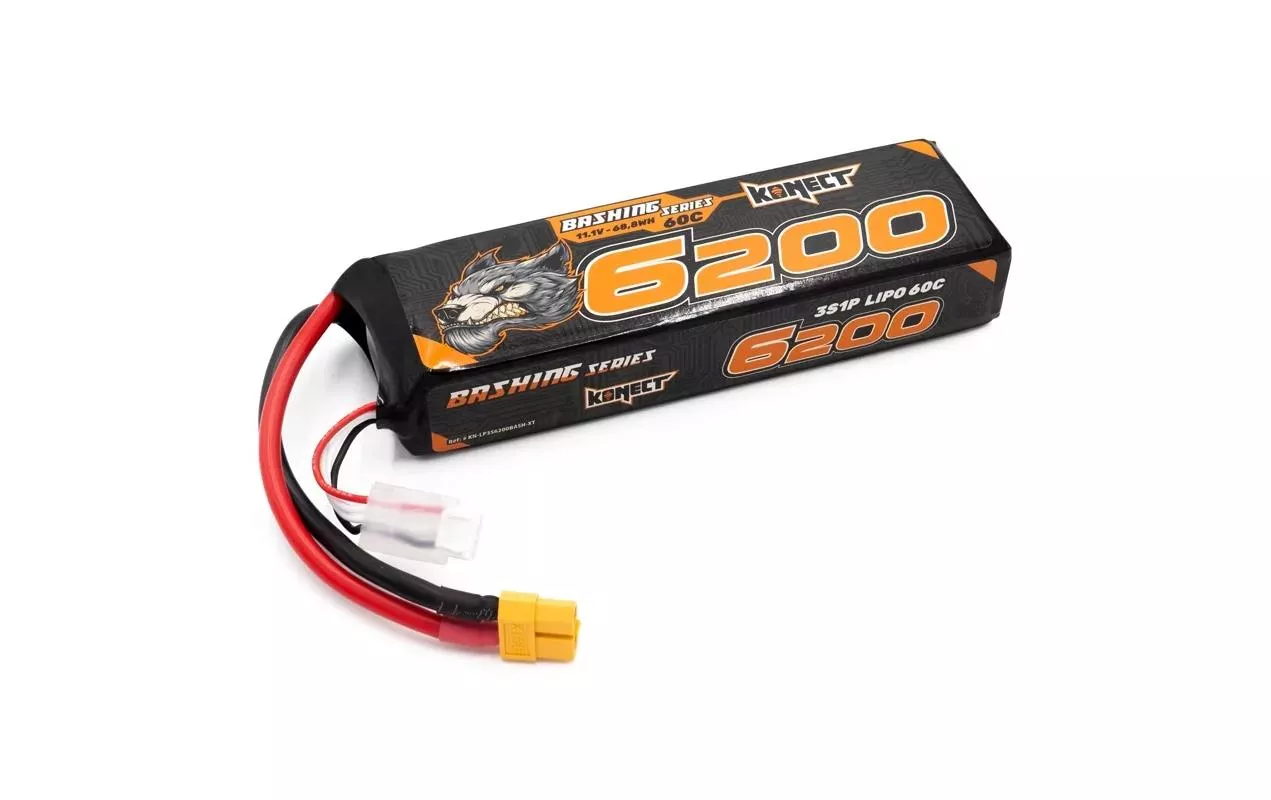 Batterie RC LiPo 6200 mAh 11.1 V 60C Bashing Series