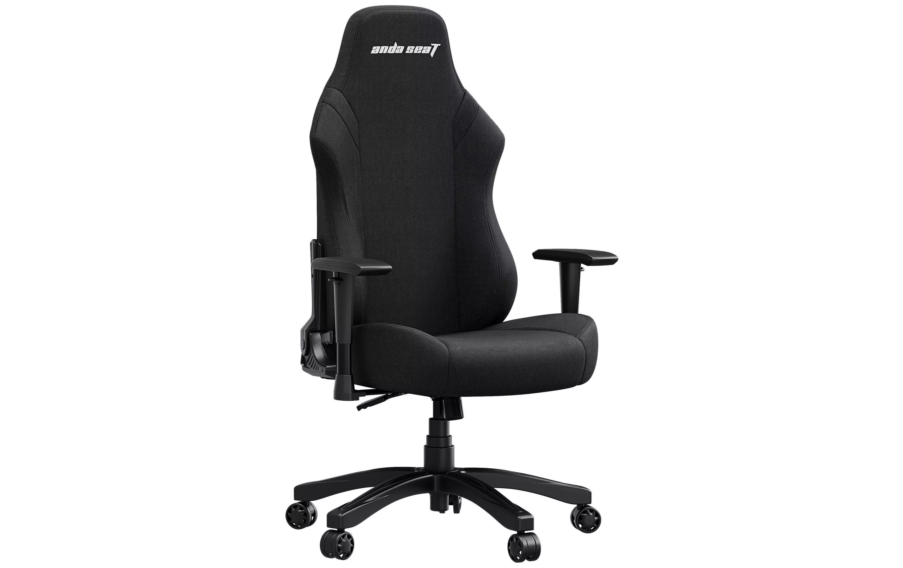 Sedia da gioco Anda Seat in tessuto nero Luna