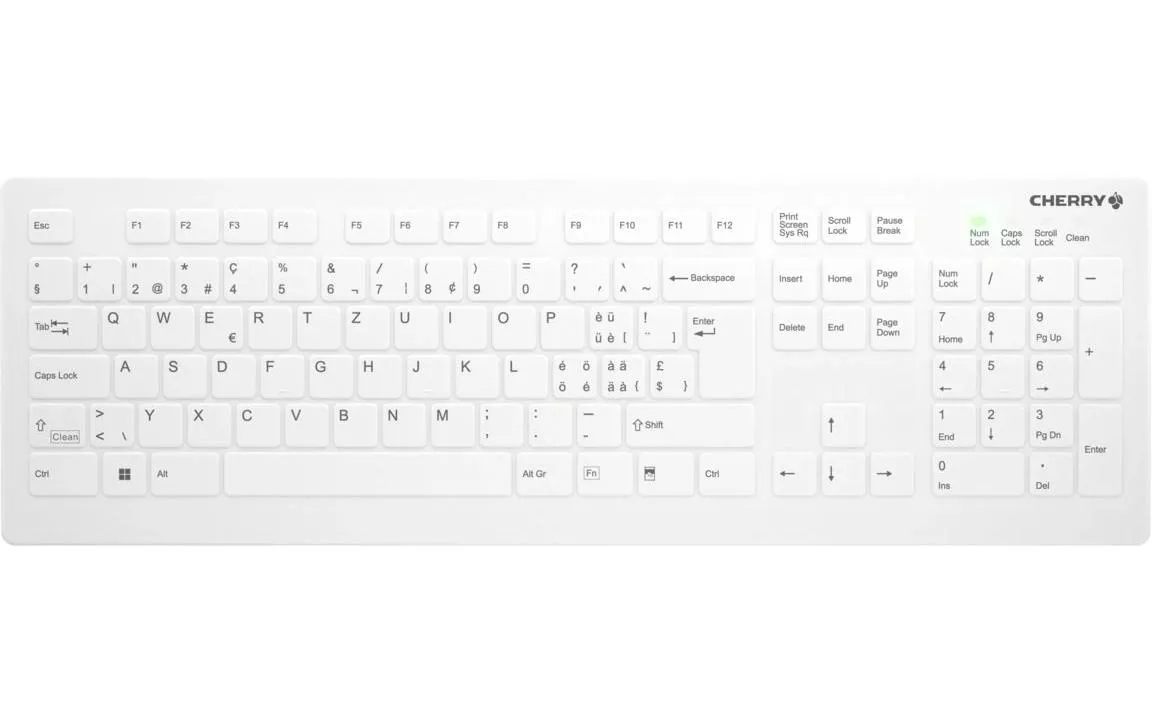 AK-C8112 Medical Keyboard Wireless avec membrane interchangeable