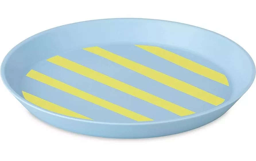 Speiseteller Nora S Stripes Ø 20.5 cm, , Sweet Blue