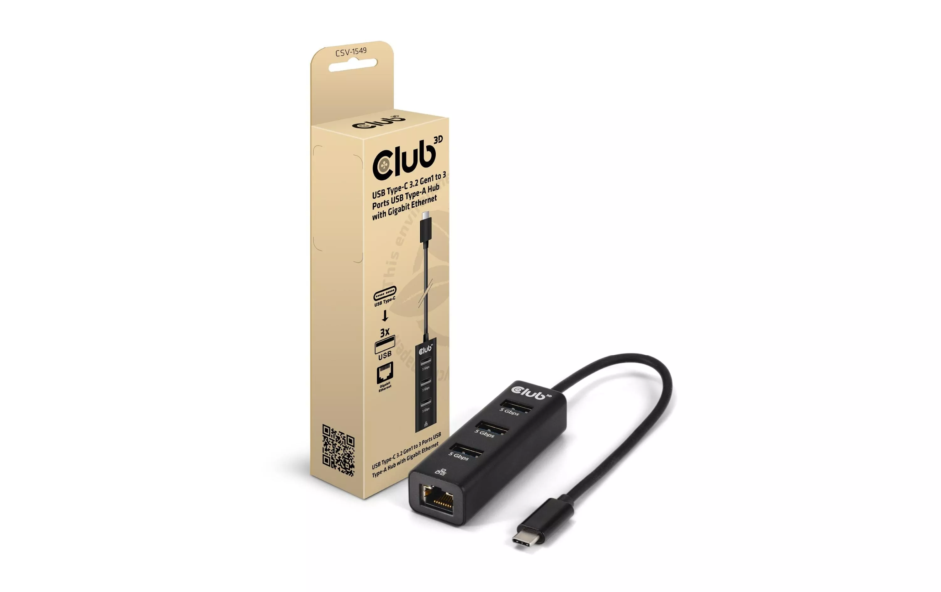 Hub USB Club 3D CSV-1549