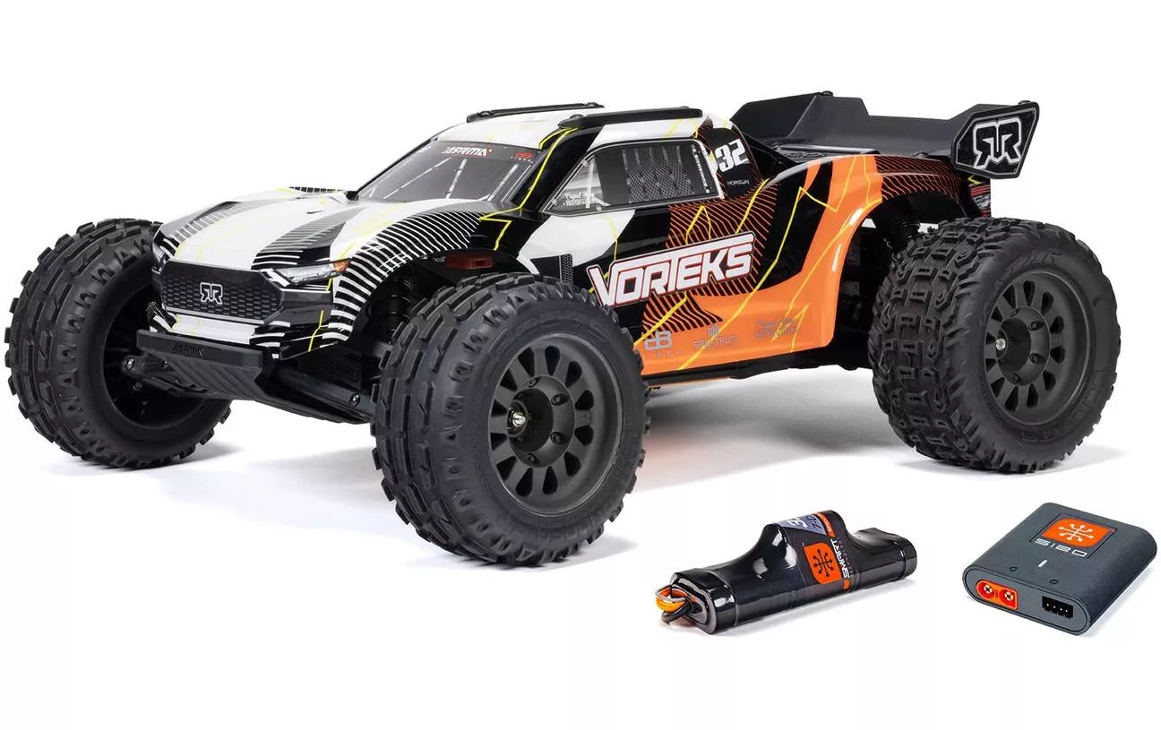 Stadium Truck Vorteks Mega 550 2WD 1:10, RTR, orange