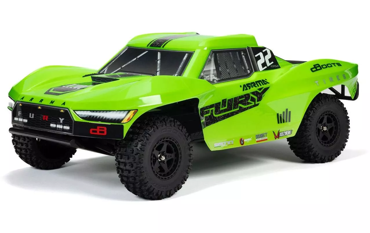 Short Course Truck Fury Mega 550 2WD, 1:10, ARTR, Vert