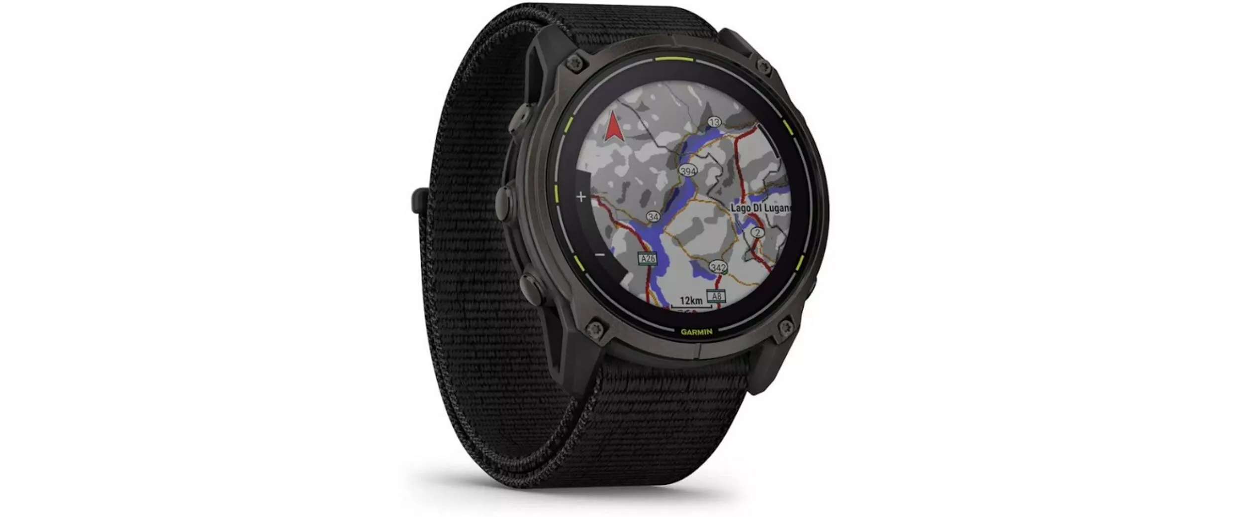 Sportuhr Enduro 3 Solar, 51 mm Schwarz