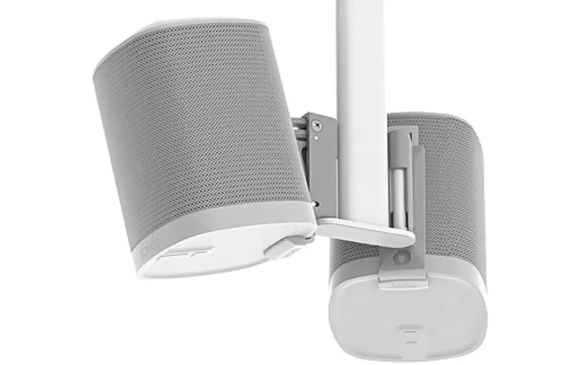 Coppia di staffe per soffitto Sonos One, OneSL, Play:1 Blanc