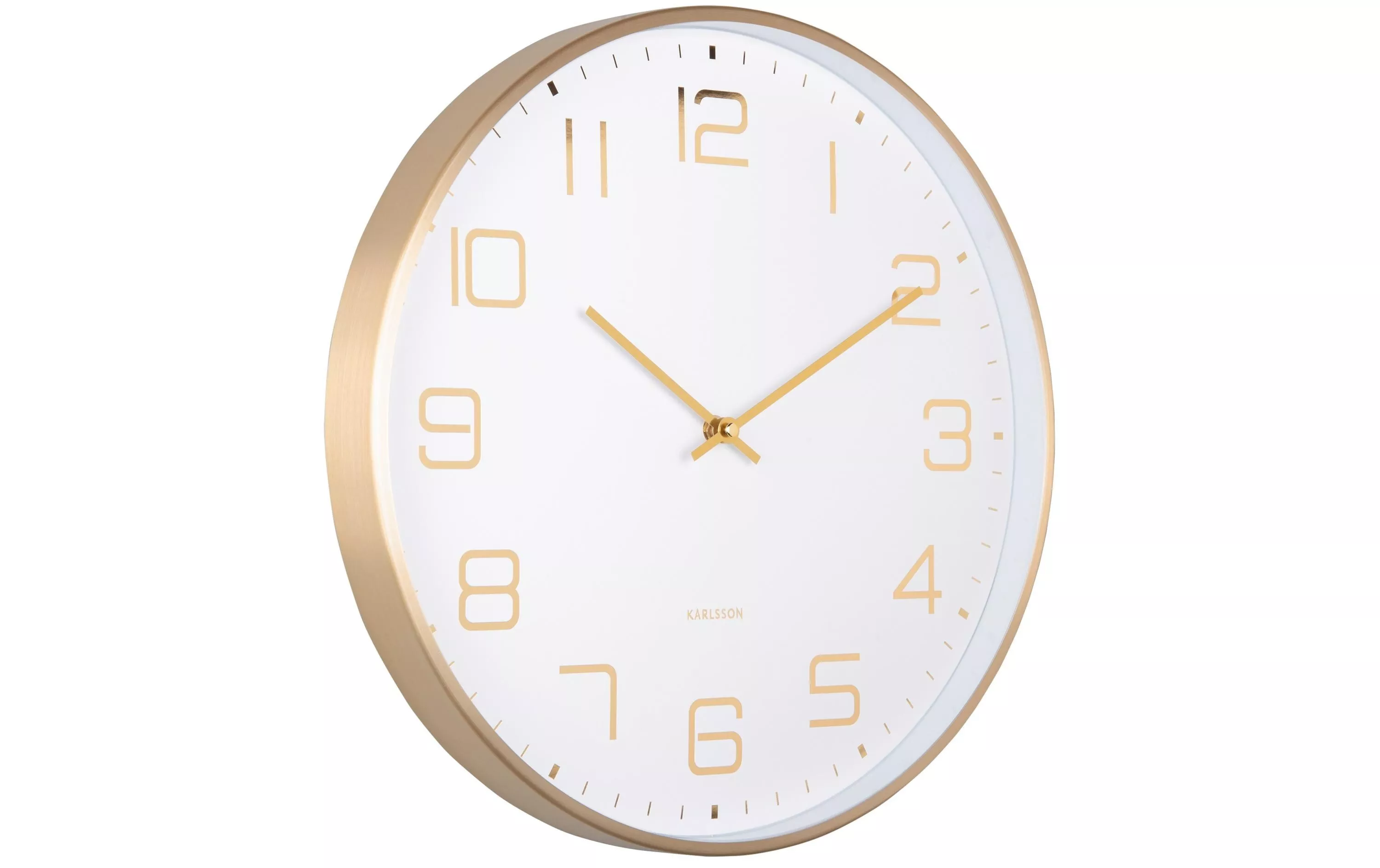 Horloge murale Elegance Glow White