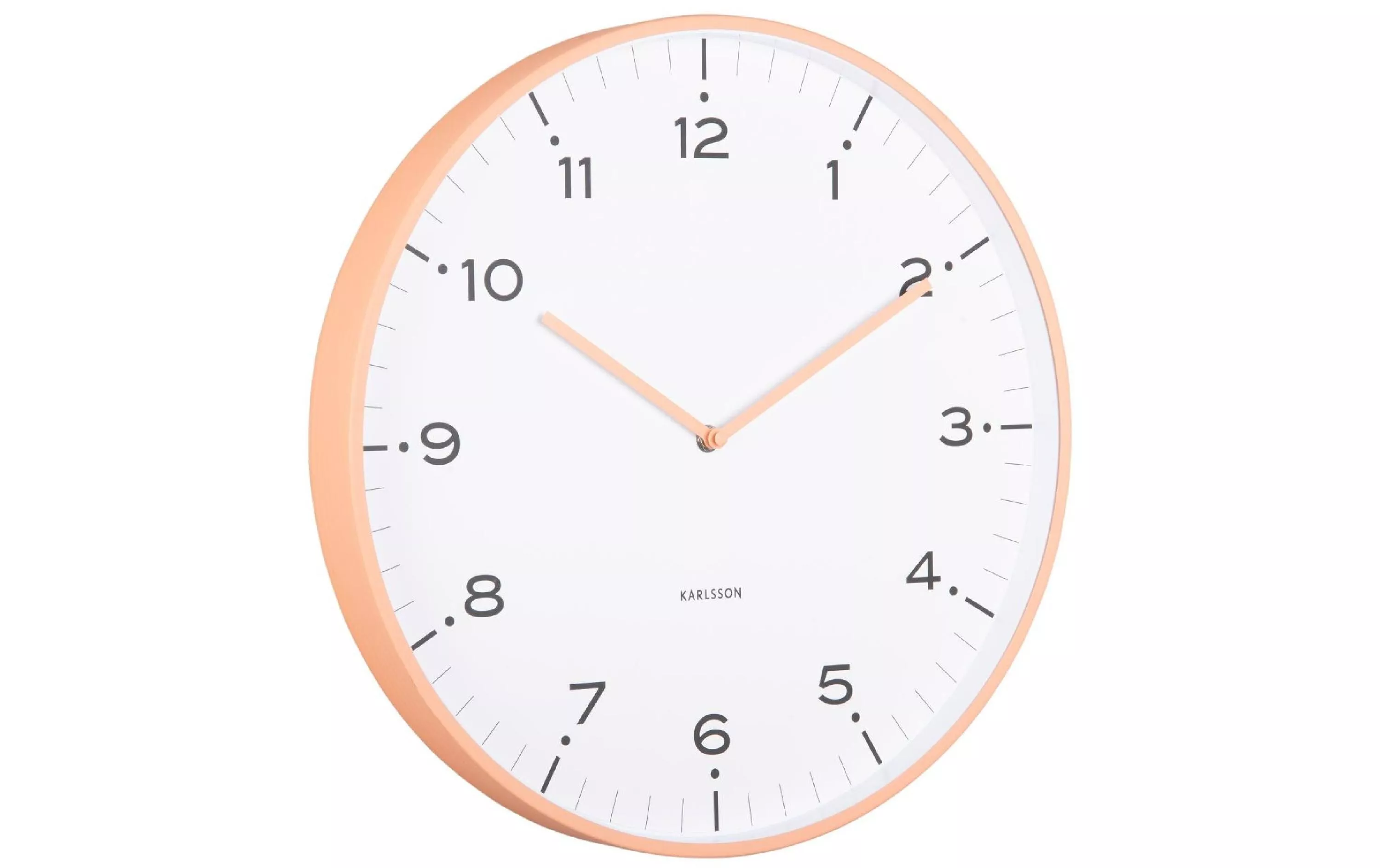 Horloge murale Circus Rings Peach orange