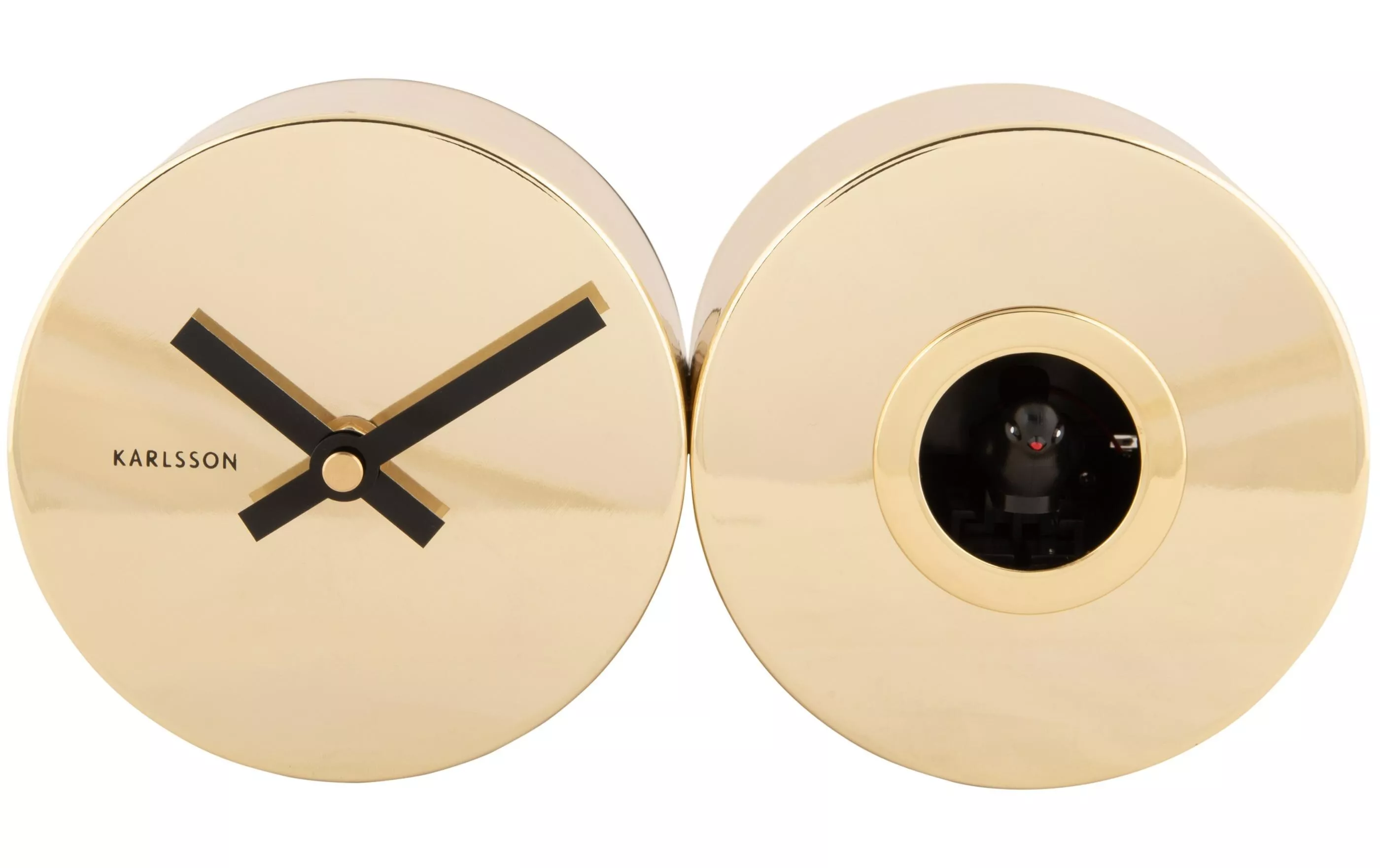 Horloge murale Duo Cuckoo Gold plated