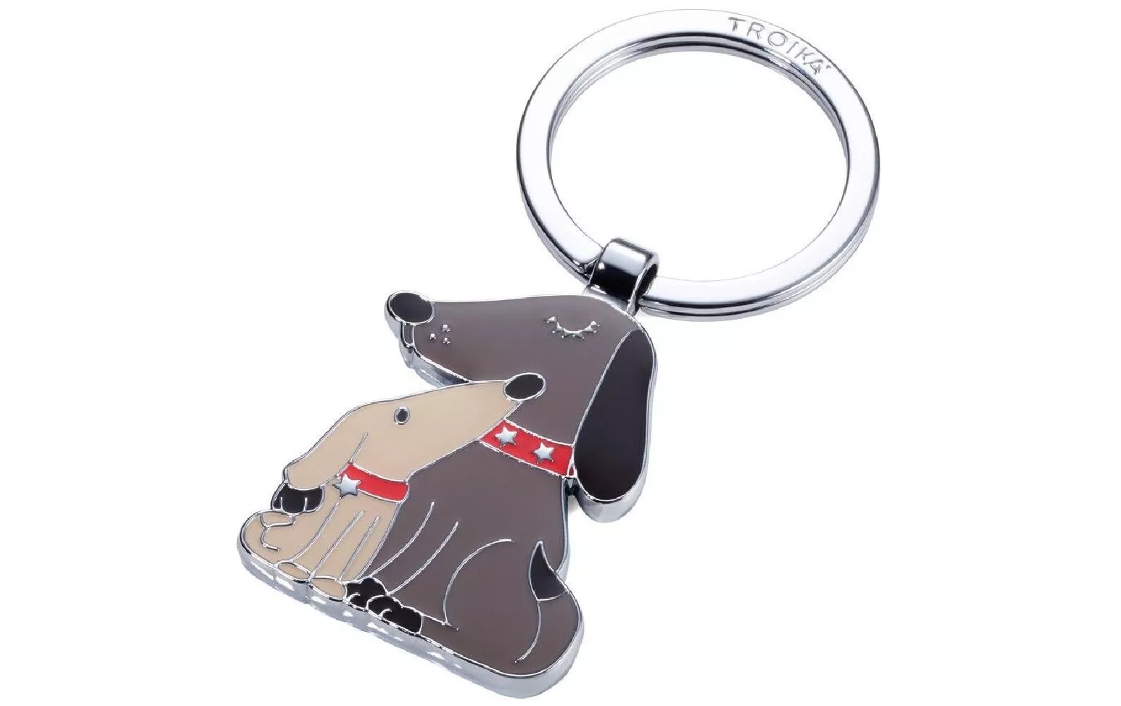 Porte-clés Dog & Doggy Marron foncé / Marron clair