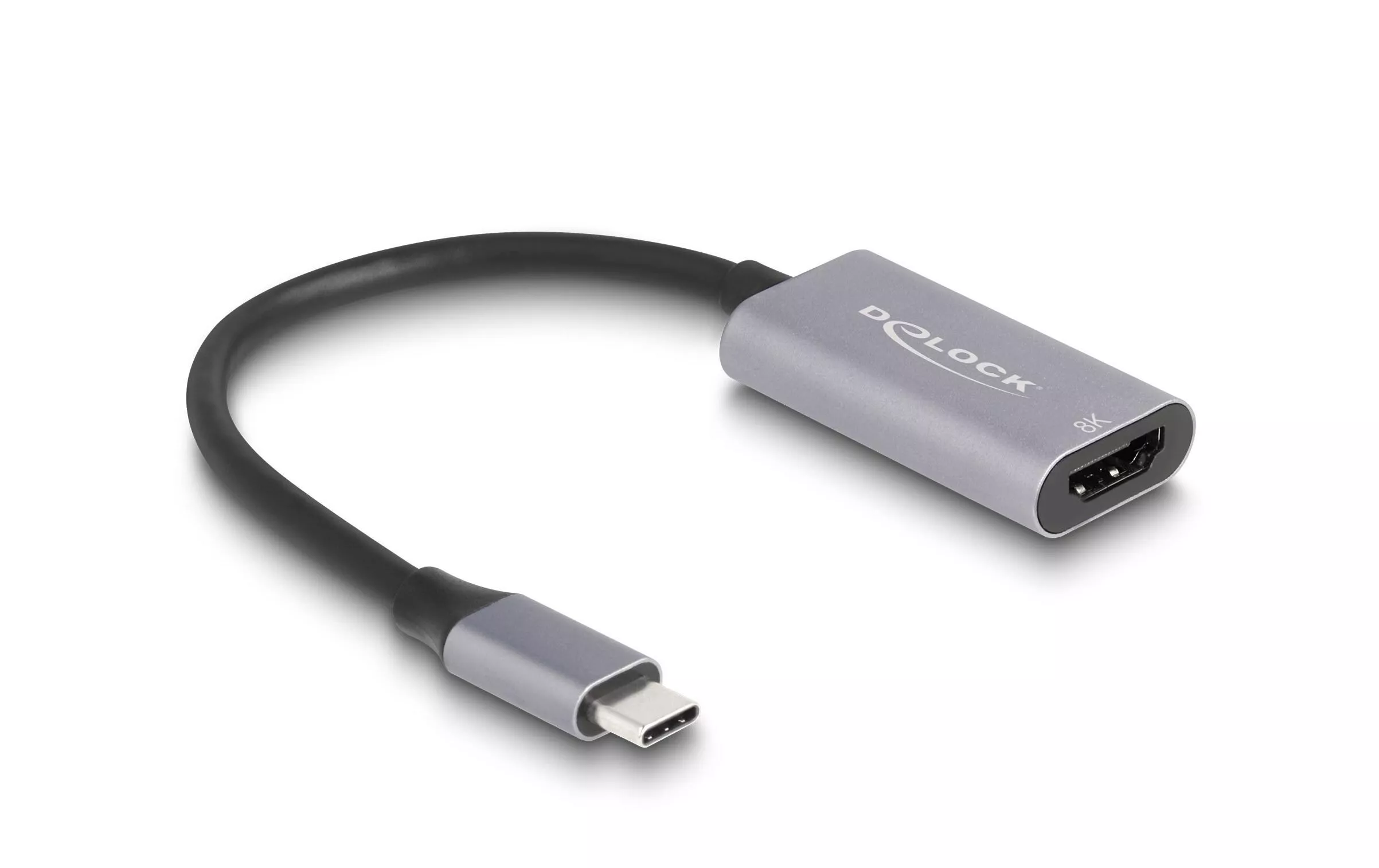 Adaptateur USB-C-HDMI Passif, 8K/30Hz, noir