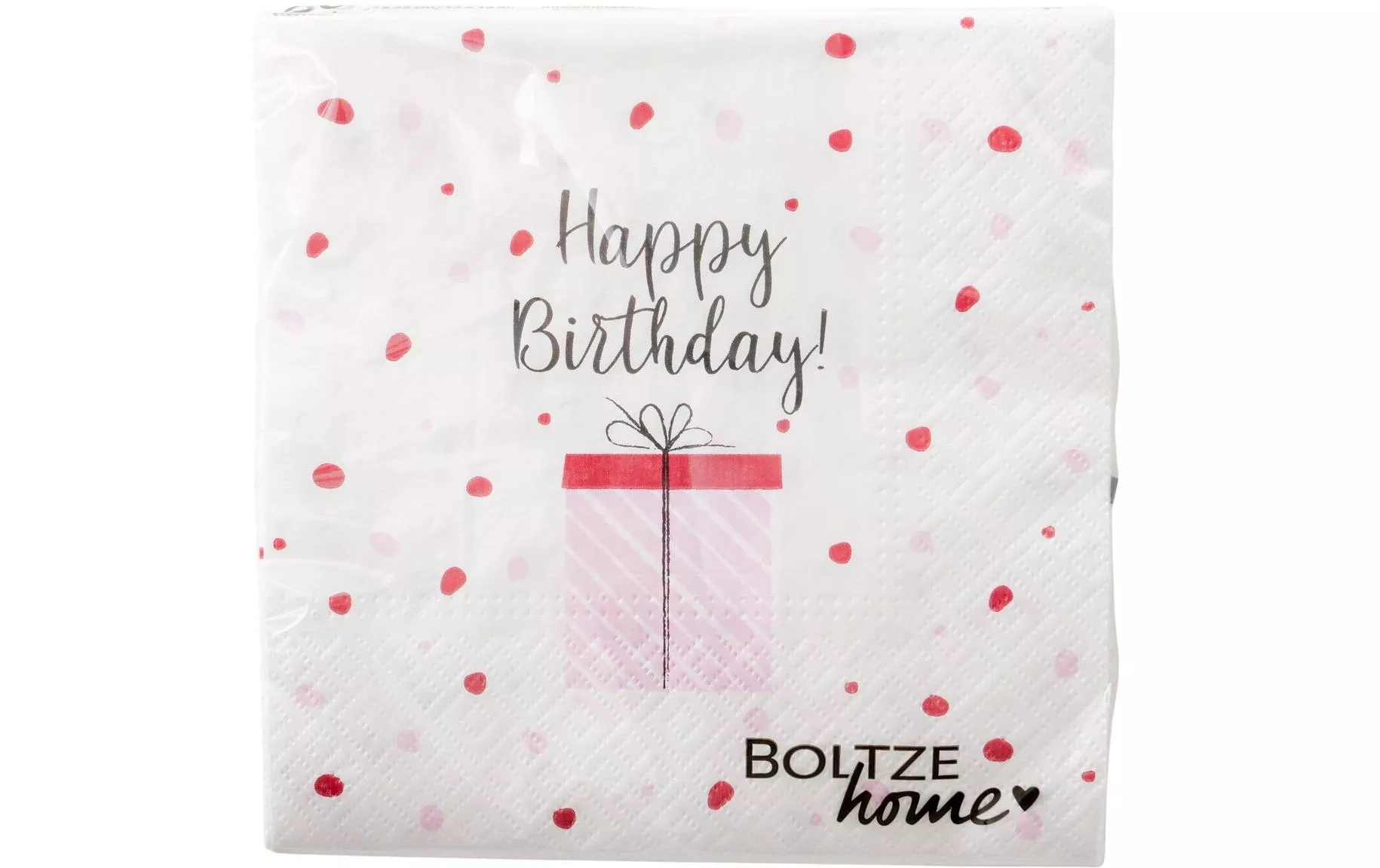 Papierservietten Happy Birthday 17 cm x 17 cm,