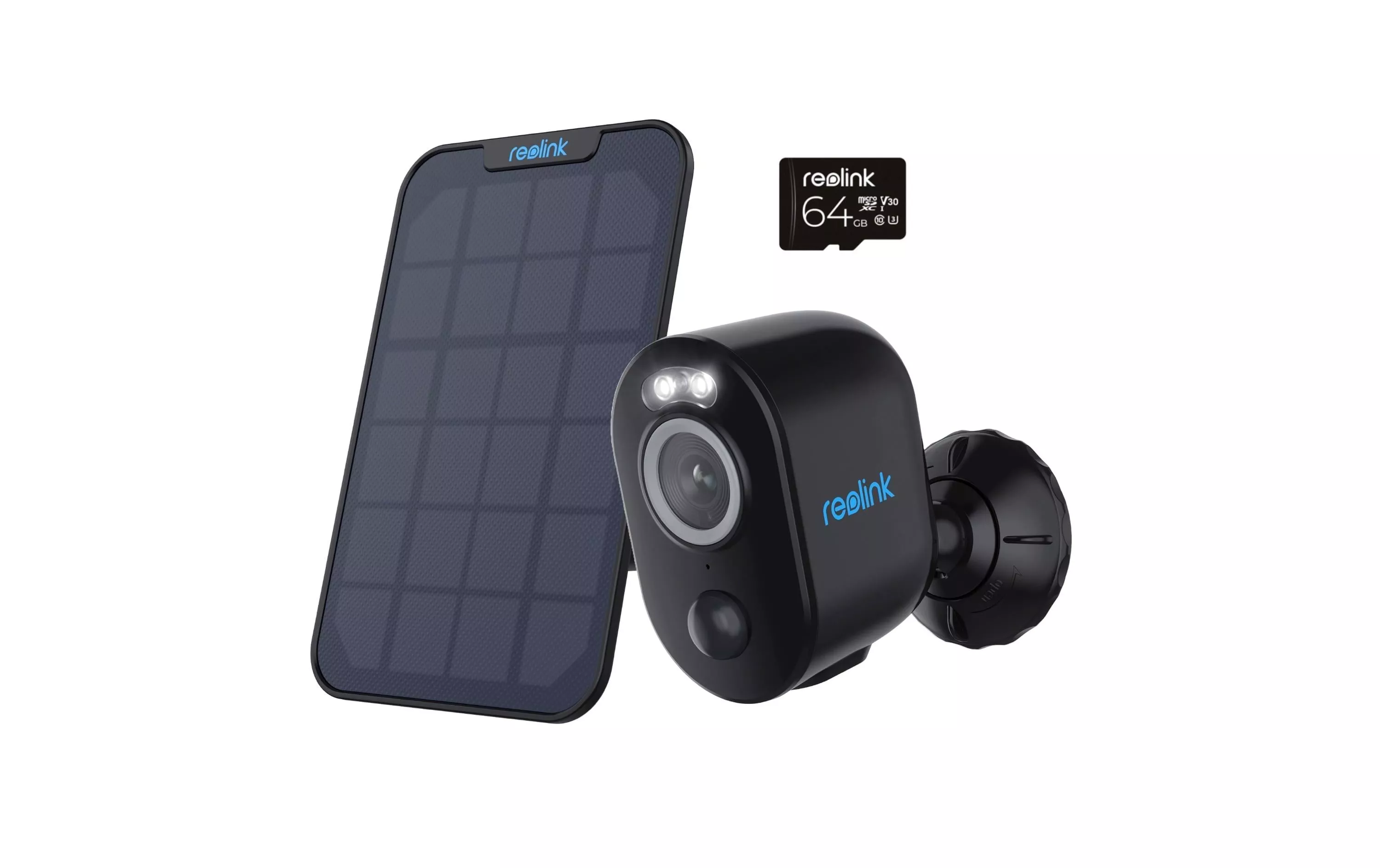 Netzwerkkamera Argus B330 inkl Solarpanel + 64GB Micro-SD