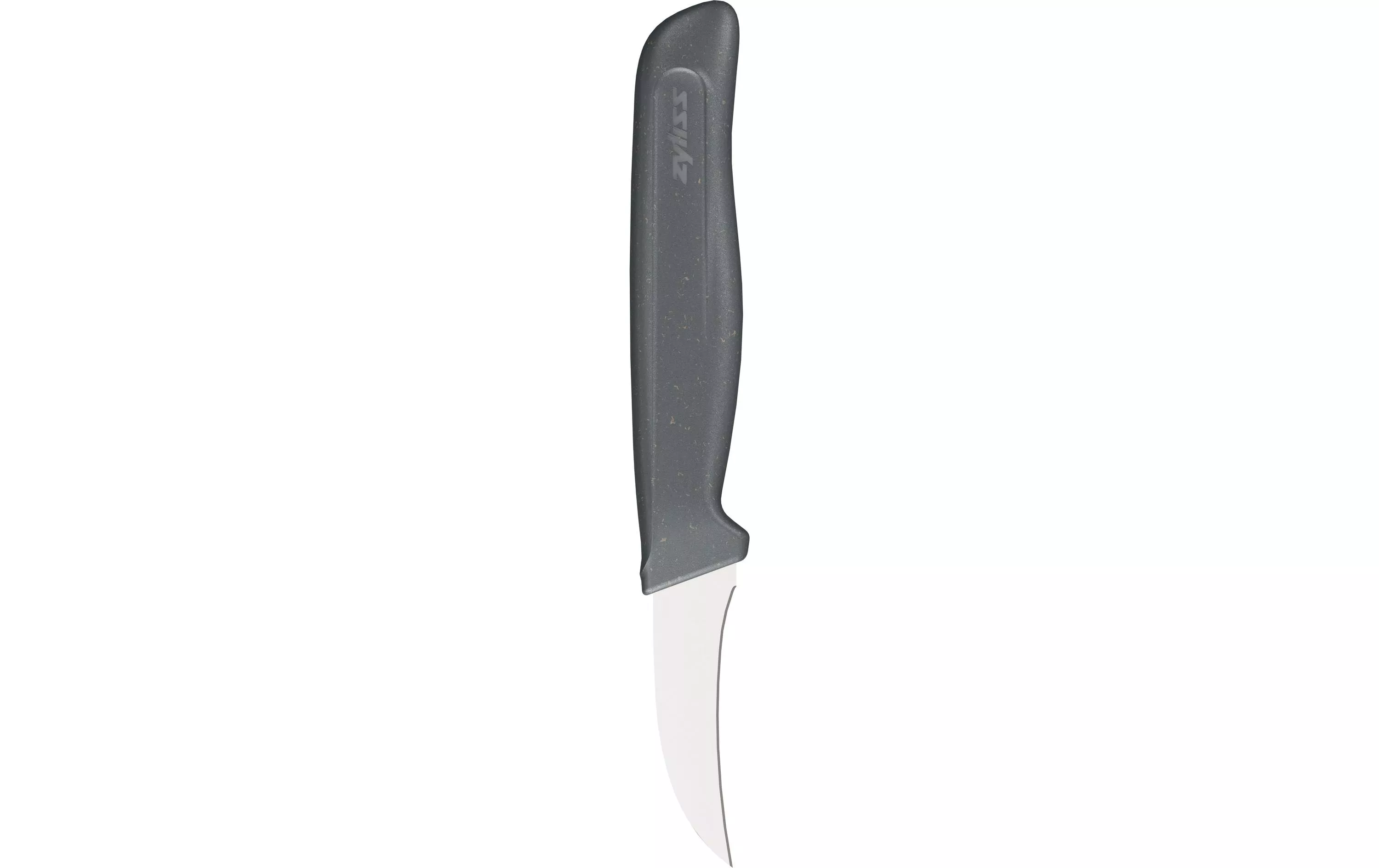 Schälmesser E920284 6 cm, Schwarz/Silber