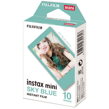 Fujifilm Instax Mini Film Blue Frame 10 Fotos Günstig Kaufen