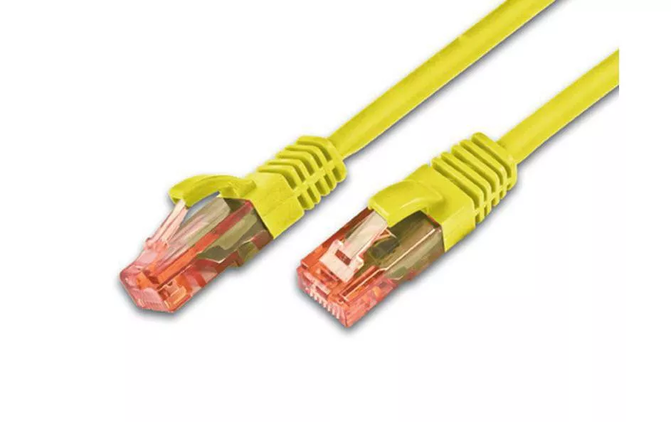 Câble patch RJ-45 - RJ-45, Cat 6, UTP, 1.5 m, Jaune