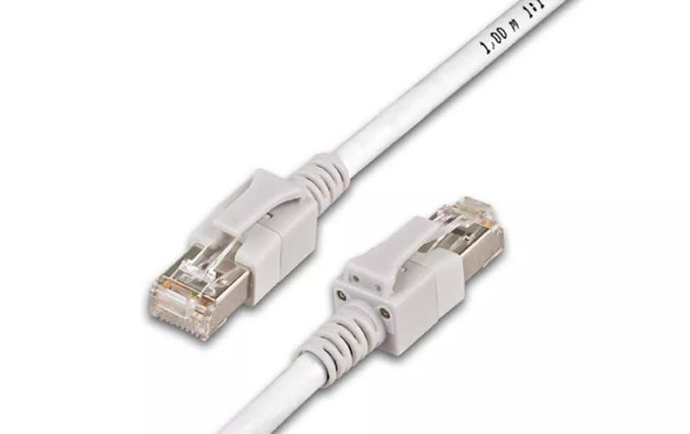 Câble patch RJ-45 - RJ-45, Cat 6A, S/FTP, 3 m, Blanc