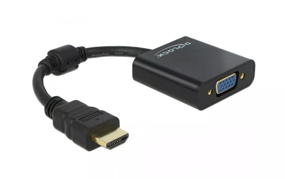 Câble adaptateur HDMI - VGA Noir