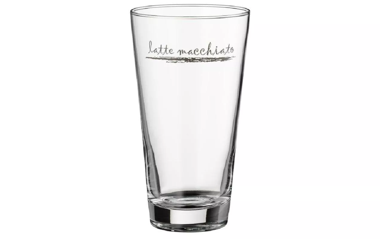 Verre à latte macchiato CLEVER & MORE, set de 12 pièces + 12 cuillères à  café, WMF 