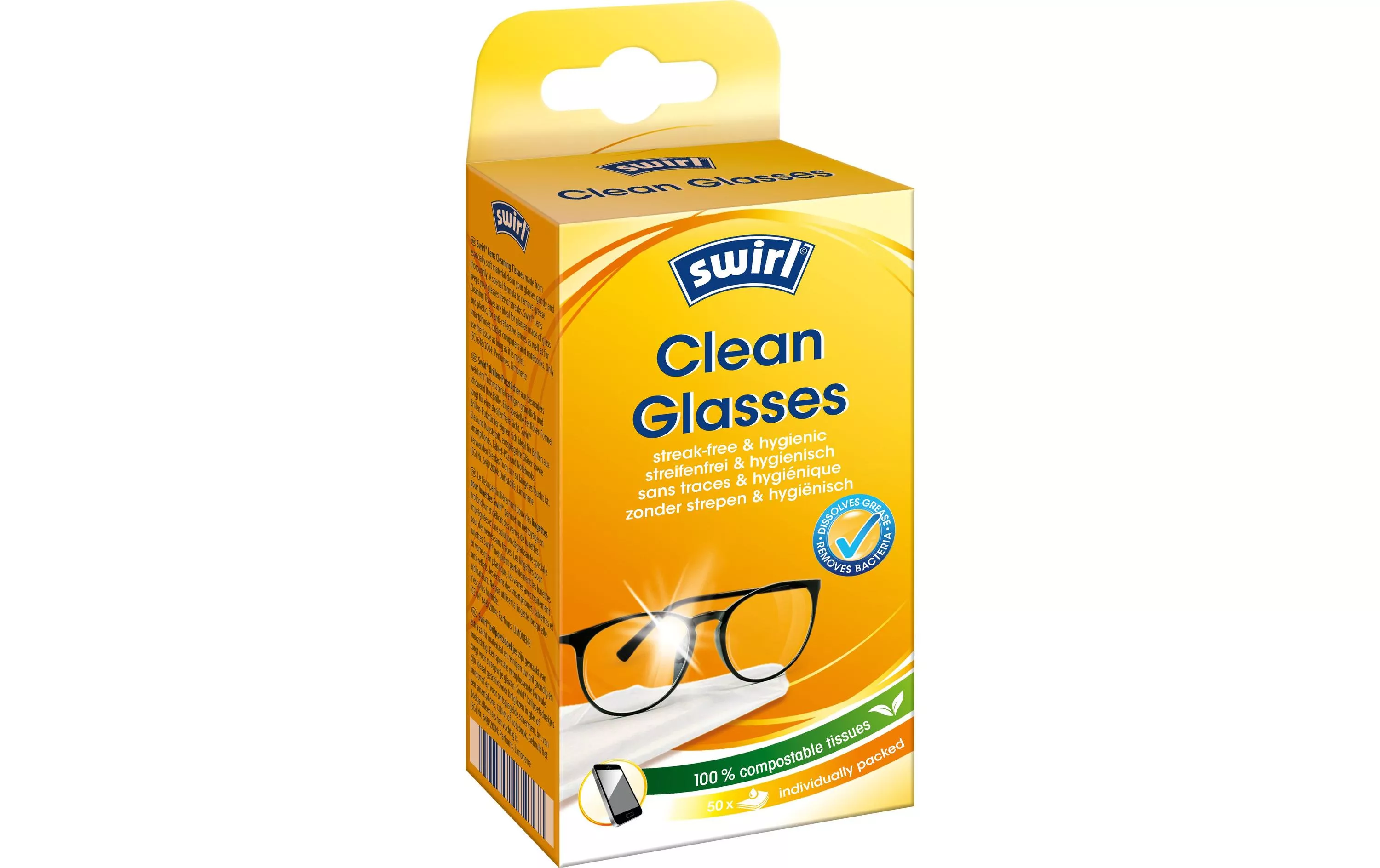Chiffons de nettoyage pour lunettes 50 pièces