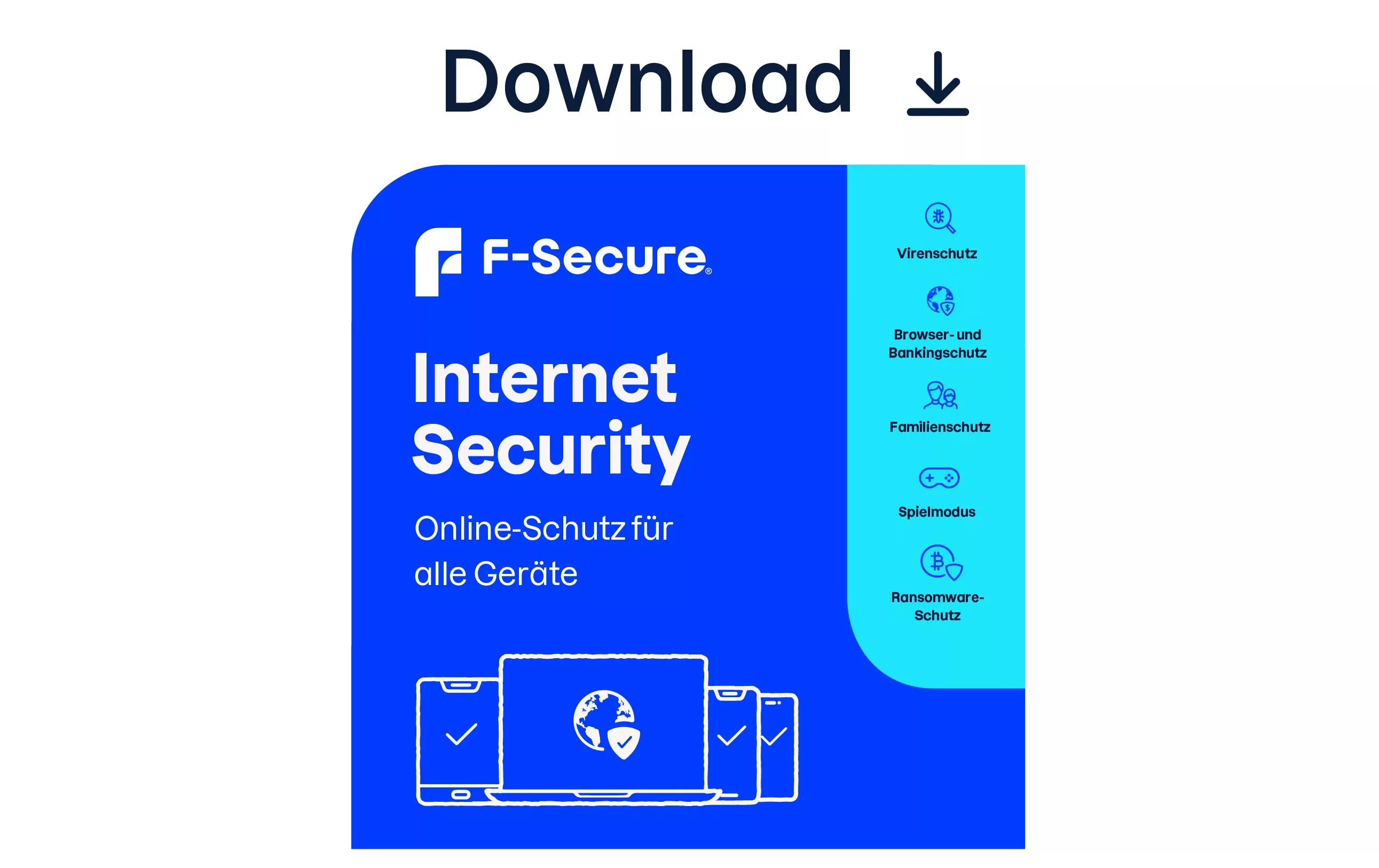 Internet Security ESD, version complète, 5 appareils, 1 an