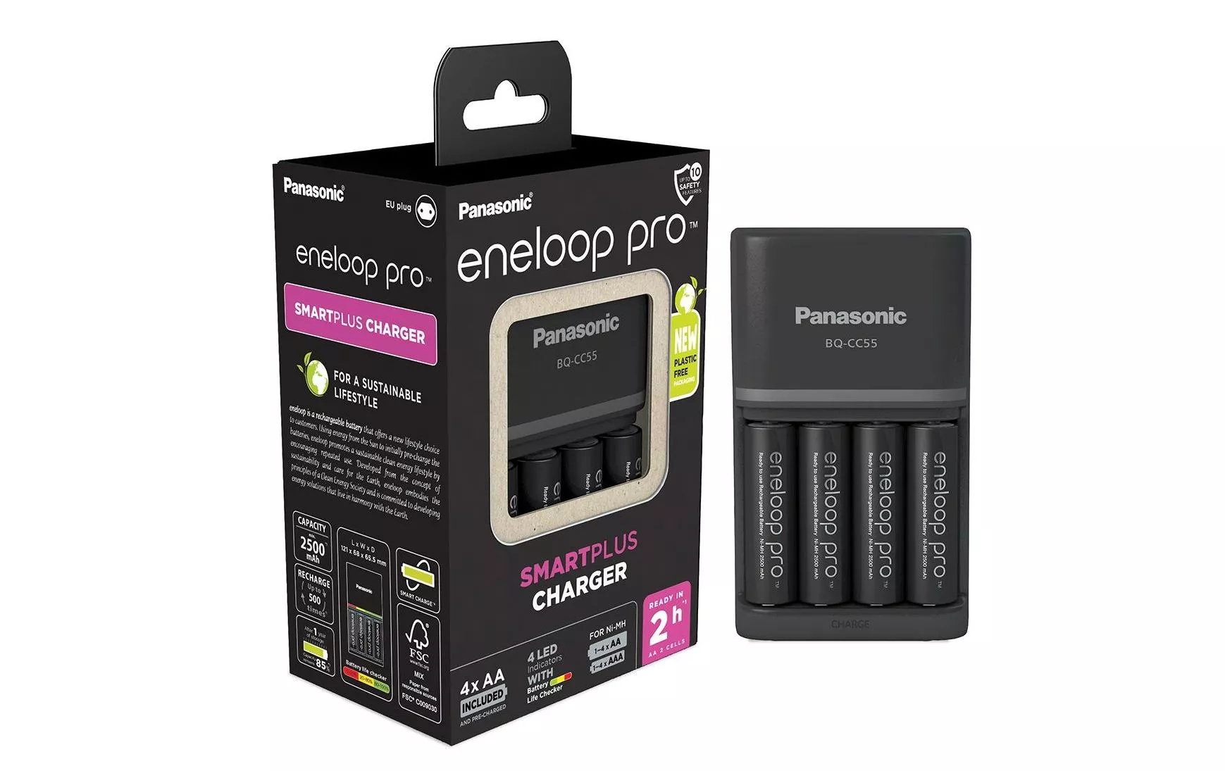 Chargeur Eneloop Smart & Quick Charger