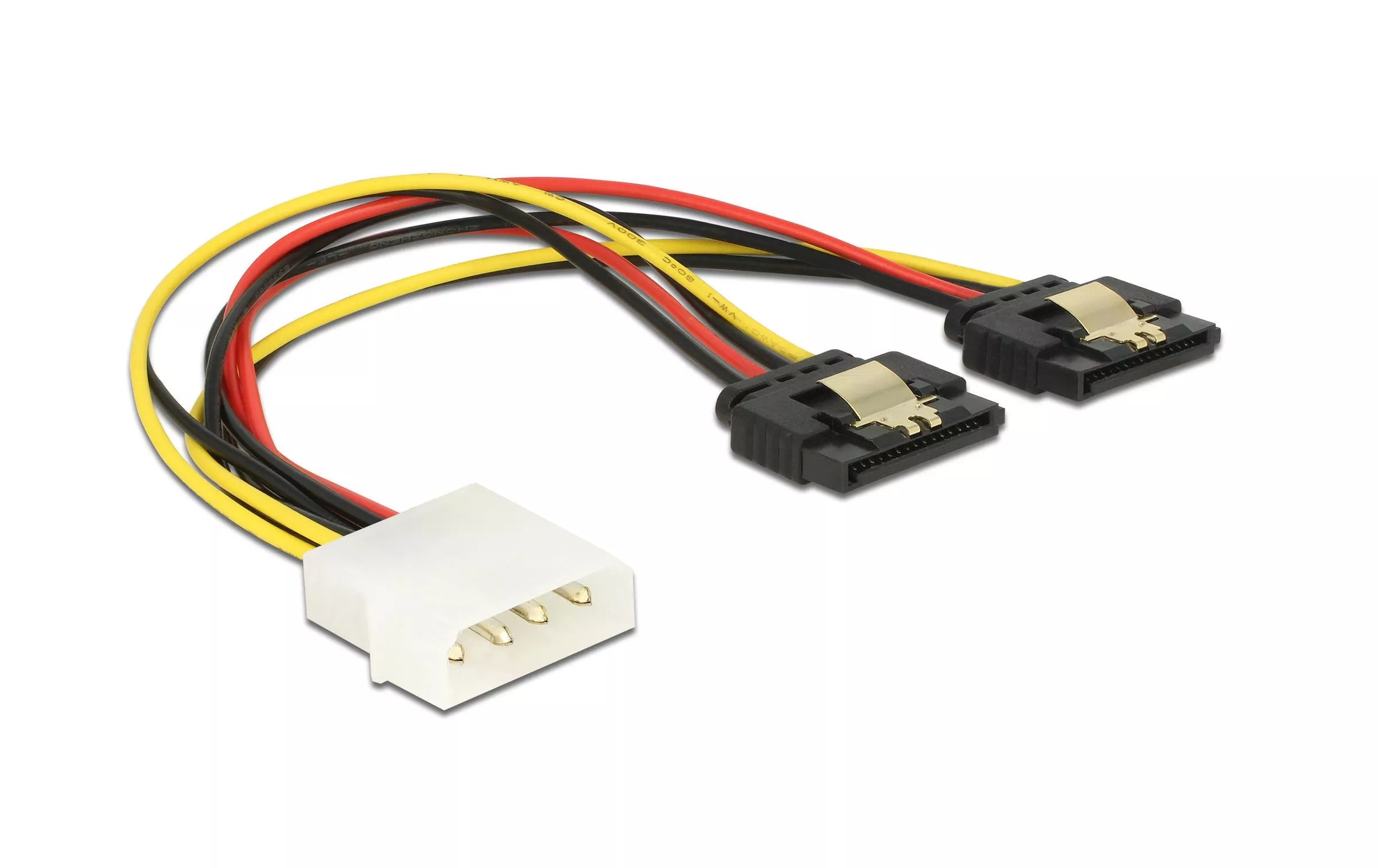 Câble électrique en Y Molex - 2x SATA 20 cm