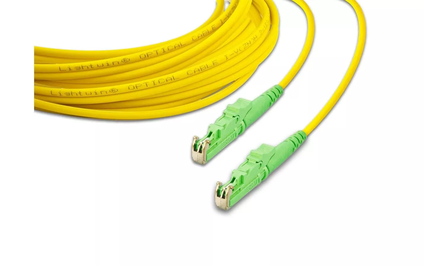 Cavo patch in fibra ottica Lightwin E2000/APC-E2000/APC, monomodale, simplex, 1m
