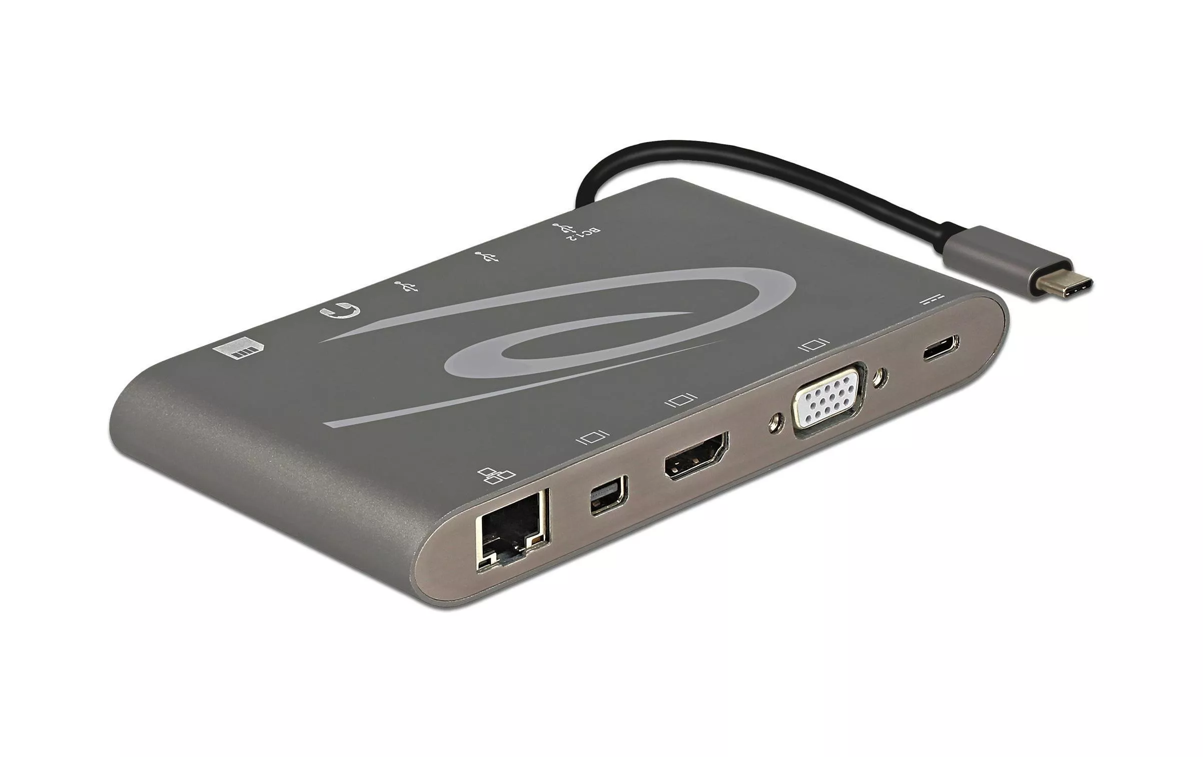 Station d\'accueil USB 3.1 Typ-C \u2013 HDMI/MiniDP/VGA//SD