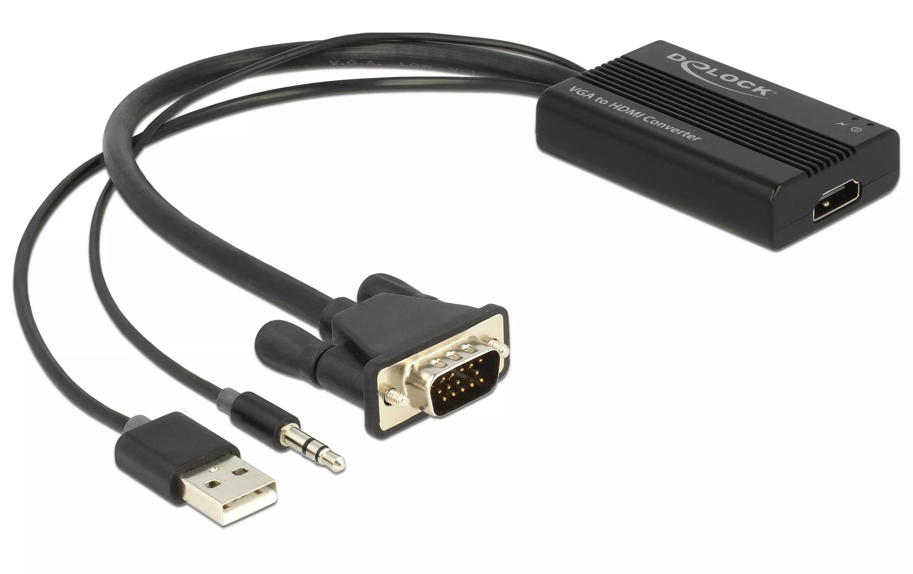 Convertisseur VGA - HDMI Noir