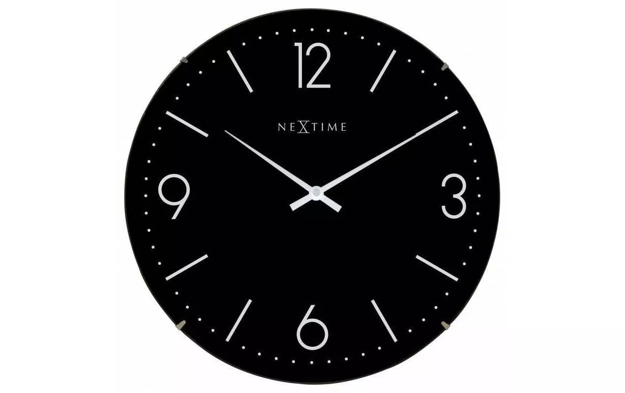 Horloge murale Basic Ø 35 cm Noir