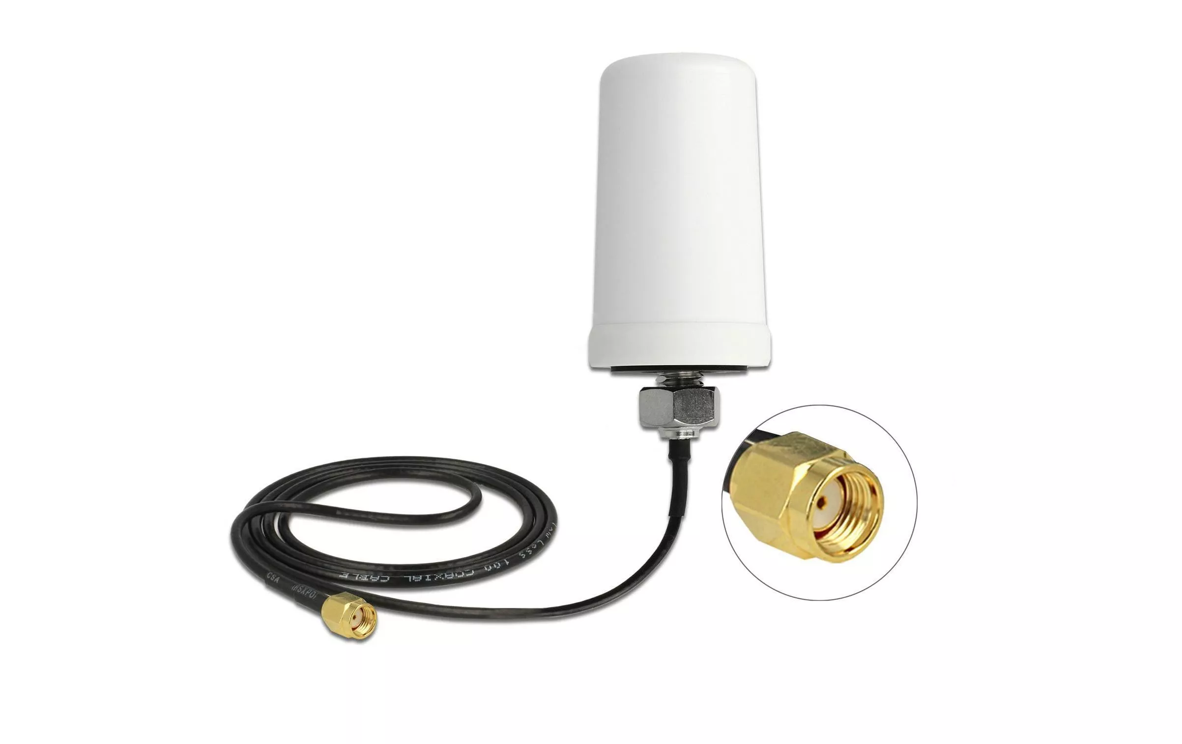 Antenne Wi-Fi RP-SMA, Dualband RP-SMA 3 dBi Rayonnement omni directionnel