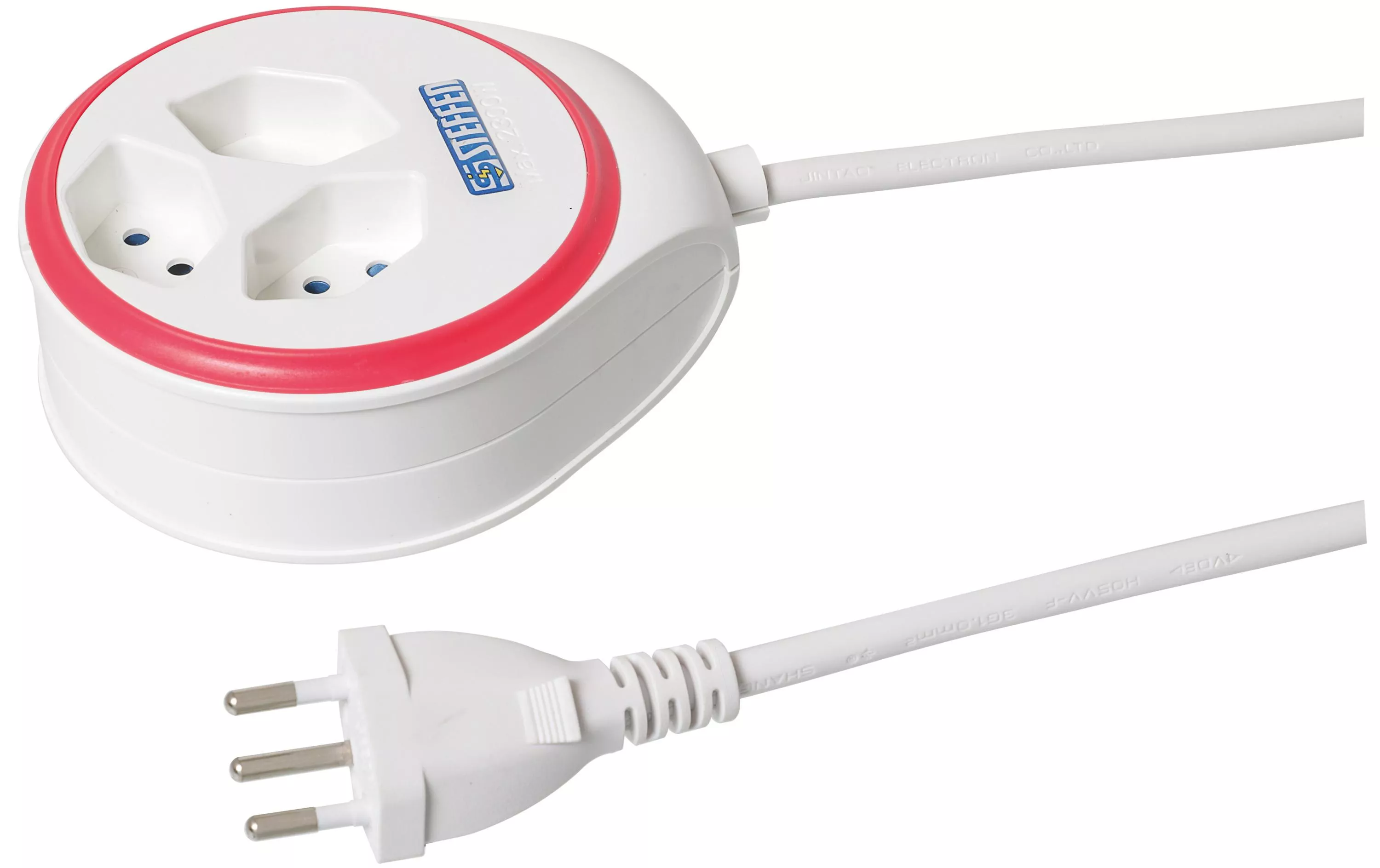 Bloc multiprises STEBA DISC 3 T13 Blanc / Rouge