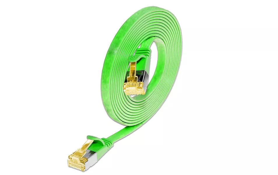 Câble patch slim  Cat 6A, U/FTP, 2 m, Vert