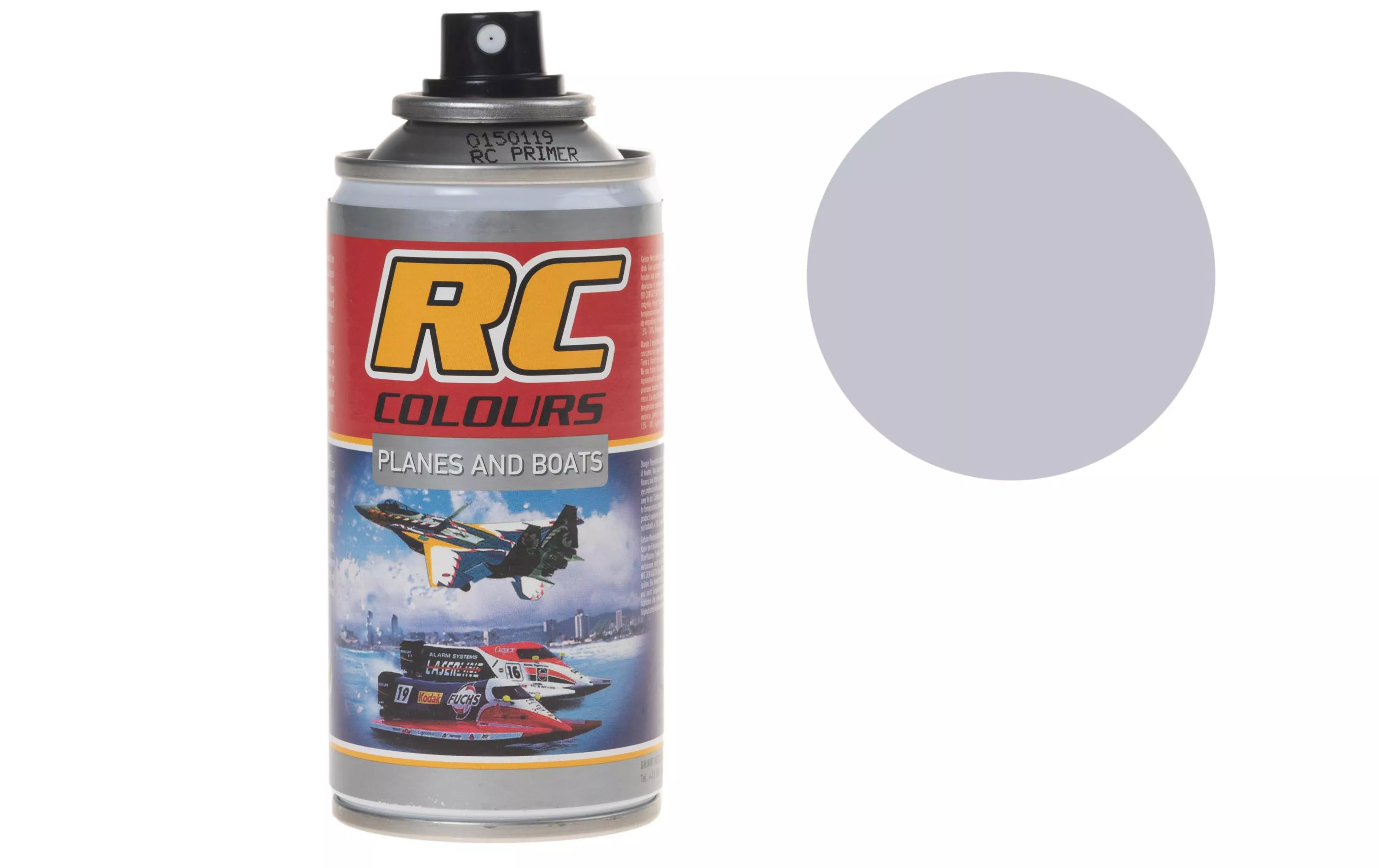 Acrylique en bombe RC COLOURS Argent 91 150 ml