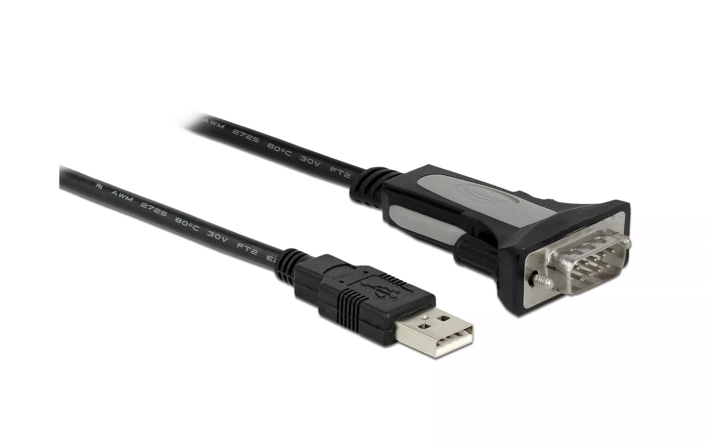 Adaptateur sériel USB-A à RS-232 DB9, 3m