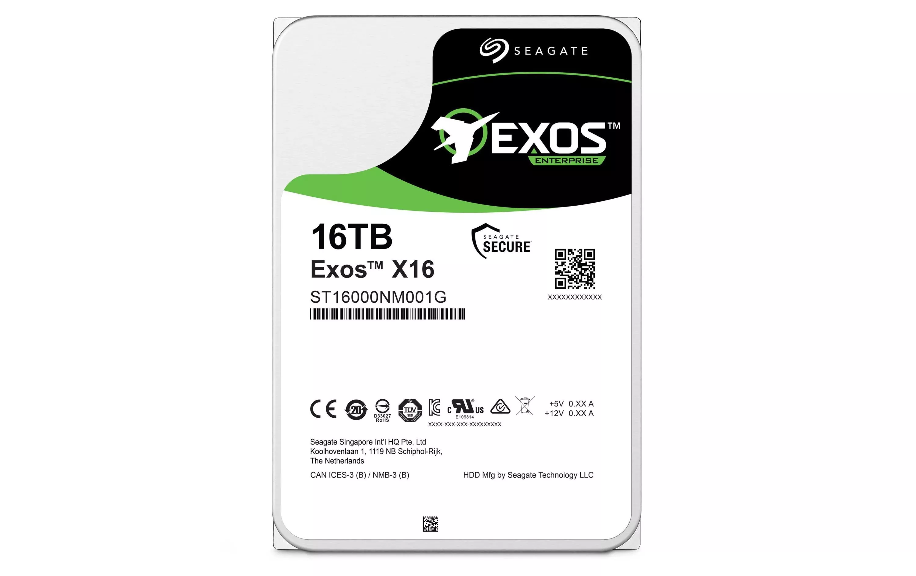 Harddisk Exos X16 3.5\" SATA 16 TB