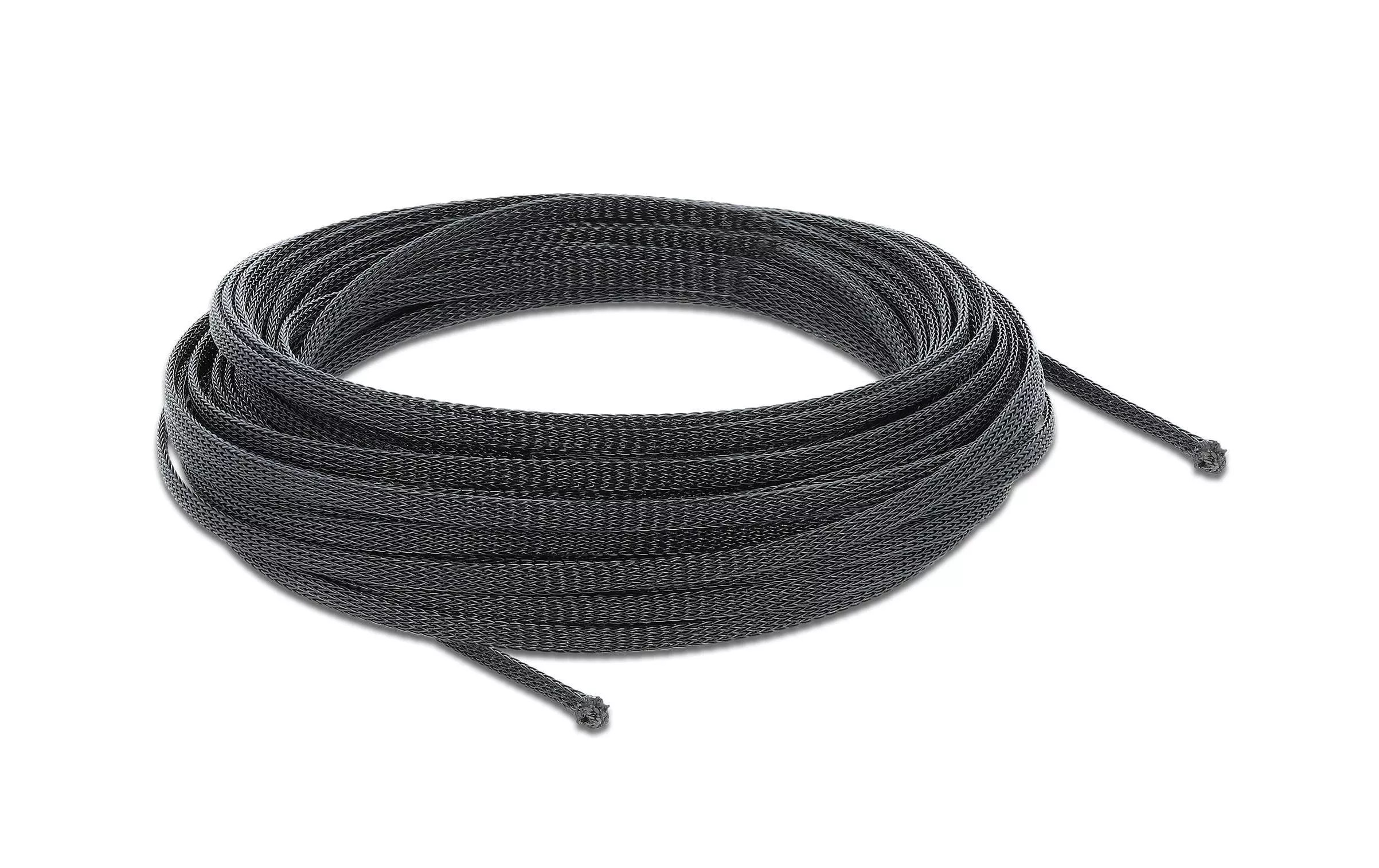 Gaine de câble 10 m x 3 mm Noir