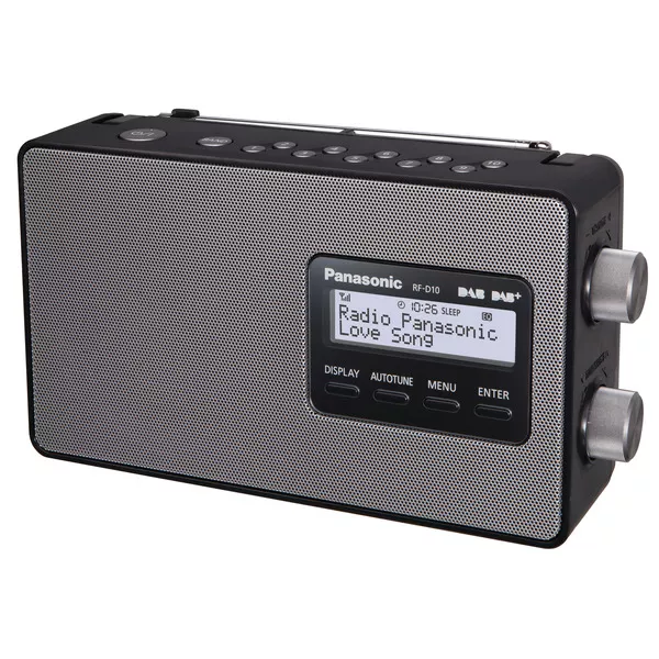UE RF-D10EG-K black - Radio, FM, DAB+, Funzionamento a rete, Funzionamento a batteria