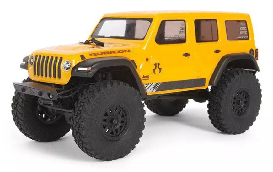 Scale Crawler SCX24 Jeep Wrangler JLU CRC Jaune, RTR, 1:24